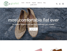 Tablet Screenshot of giraffewalk.com